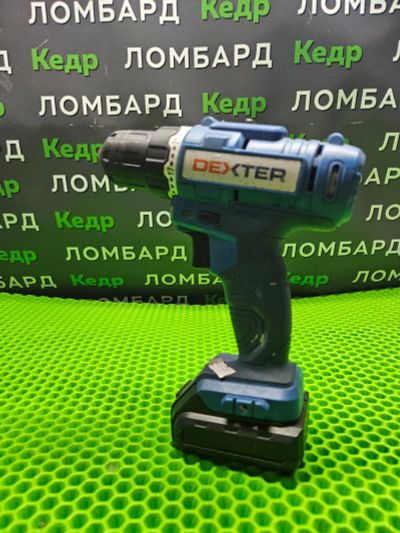 Лот: 24561600. Фото: 1. Шуруповерт Dexter без ЗУ(W). Электроинструмент