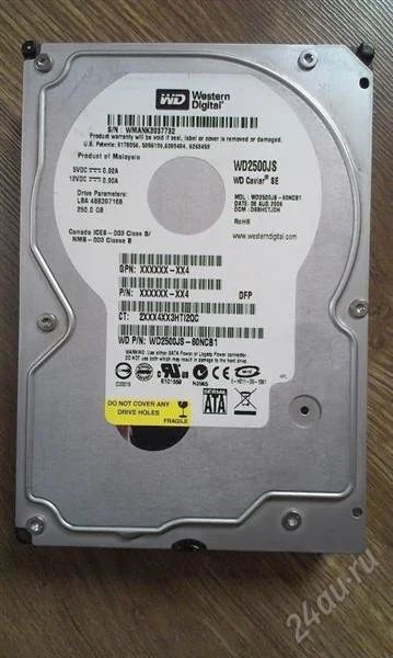 Лот: 1804990. Фото: 1. Жесткий диск (винт) WESTERN DIGITAL... Жёсткие диски (HDD)