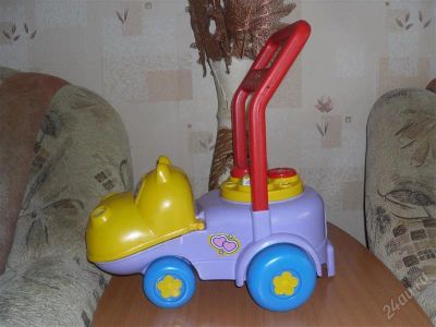Лот: 2605934. Фото: 1. каталка бегемот. Ходунки, прыгунки, качели