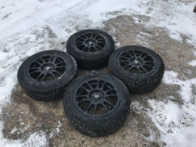 Лот: 15637818. Фото: 1. Литые диски на зимней резине Michelin... Шины на дисках