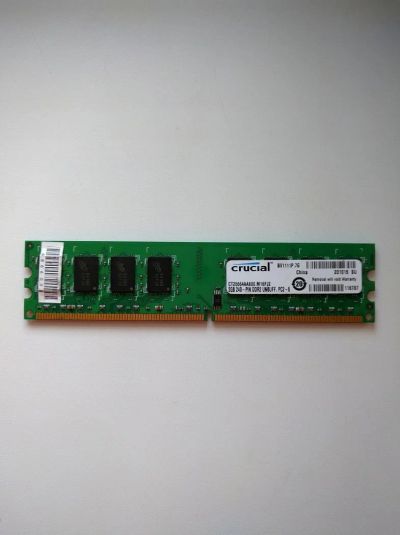 Лот: 6859426. Фото: 1. ОЗУ Crucial 2GB для ПК. Оперативная память