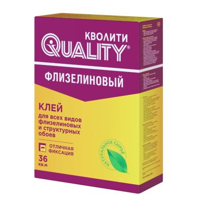 Лот: 24097226. Фото: 1. Клей для флизелиновых обоев, Quality... Клеи, герметики, пена монтажная, клейкие ленты