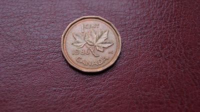 Лот: 7192384. Фото: 1. канада 1 цент 1986. Америка