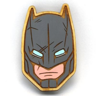 Лот: 14836065. Фото: 1. Деревянный Значок Бэтмен(Batman... Сувенирные