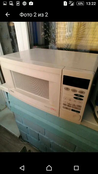 Лот: 9044641. Фото: 1. Samsung свч/гриль. Микроволновки, мини-печи