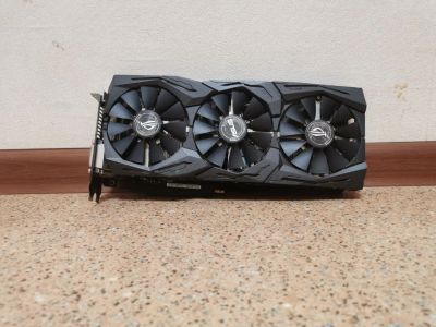 Лот: 20864377. Фото: 1. Видеокарта gtx 1070 8gb asus strix... Видеокарты