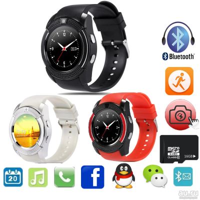 Лот: 11490921. Фото: 1. смарт часы smart watch (черные... Смарт-часы, фитнес-браслеты, аксессуары