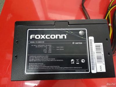 Лот: 12781689. Фото: 1. Блок питания 600W Foxconn G600-80... Корпуса, блоки питания