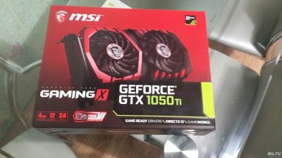 Лот: 13307734. Фото: 1. Видеокарта MSI GTX 1050ti gaming... Видеокарты