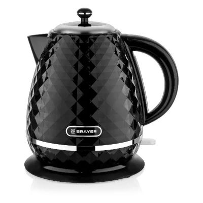 Лот: 24496303. Фото: 1. Электрический чайник Brayer BR1008BK. Чайники, кофемашины, кулеры