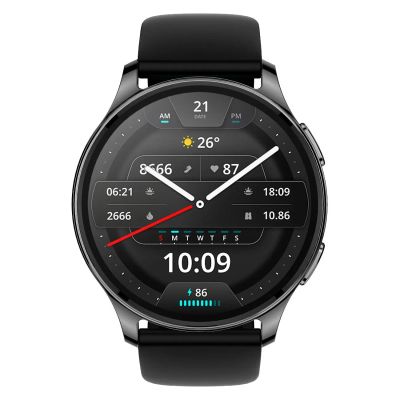 Лот: 24783450. Фото: 1. Смарт-часы Amazfit Pop 3R Black... Смарт-часы, фитнес-браслеты, аксессуары
