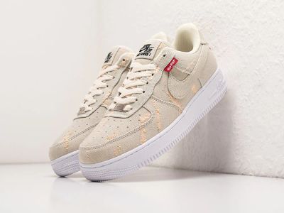 Лот: 24975641. Фото: 1. Кроссовки Levi’s x Nike Air Force... Кеды, кроссовки, слипоны