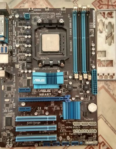 Лот: 13063767. Фото: 1. Asus M5A87 Socket AM3\AM3+. Материнские платы