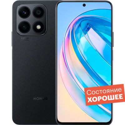 Лот: 22221485. Фото: 1. Смартфон HONOR X8a 128GB Черный... Смартфоны