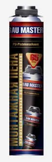 Лот: 7019159. Фото: 1. Монтажная пена Bau Master 65 ПРОФИ... Клеи, герметики, пена монтажная, клейкие ленты