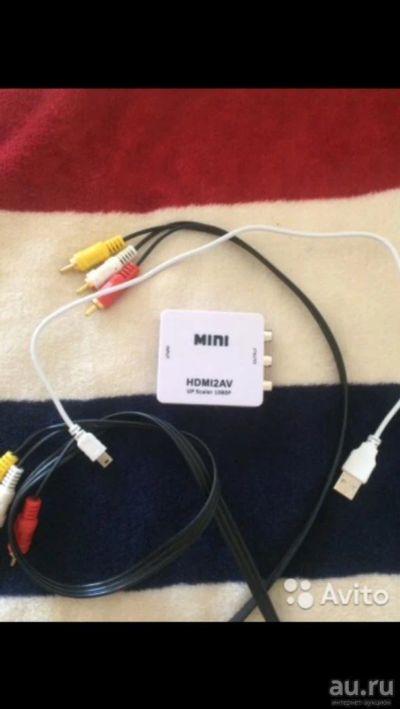 Лот: 9413400. Фото: 1. Переходник hdmi тюльпаны. Шлейфы, кабели, переходники