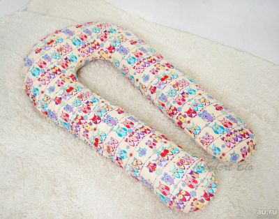 Лот: 9208911. Фото: 1. Подушка для беременных (расцветка... Одеяла, подушки