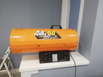 Лот: 18340899. Фото: 1. Газовая пушка 50 кВт с газовым... Обогреватели промышленные, тепловые пушки