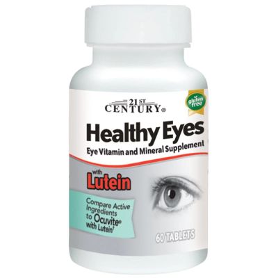 Лот: 12443153. Фото: 1. Healthy Eyes with lutein, 60таб... Спортивное питание, витамины