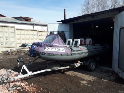 Лот: 13476470. Фото: 1. Моторная лодка ПВХ Антей 420. Лодки и катера