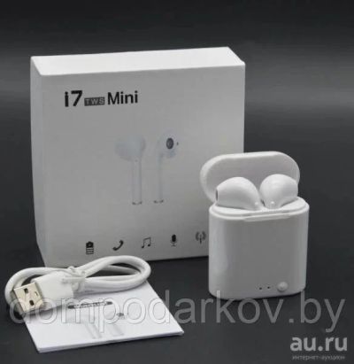 Лот: 18140480. Фото: 1. Беспроводные наушники i7mini. Наушники, гарнитуры