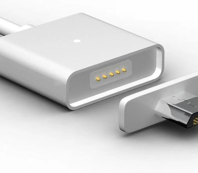 Лот: 6939977. Фото: 1. универсальный Micro USB магнитный... Зарядные устройства, блоки питания, адаптеры сетевые для смартфонов