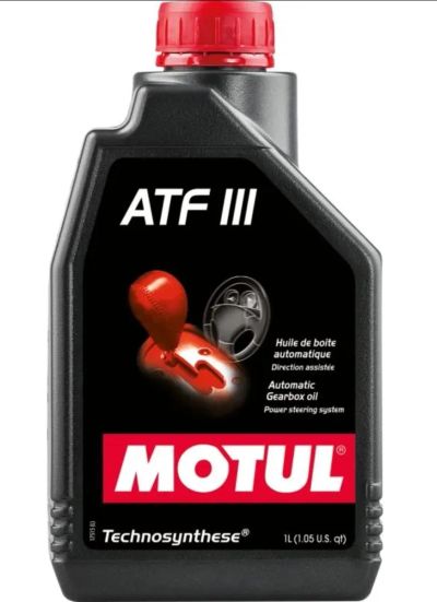 Лот: 25512787. Фото: 1. Масло Motul ATF III 112346, 1л. Масла, жидкости