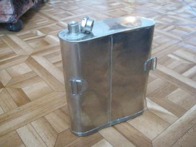 Лот: 90654. Фото: 1. Фляжка походная, из НЕржавейки. Снаряжение, маскировка