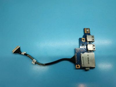 Лот: 17664695. Фото: 1. Б/У плата с разъёмами USB, cardreader... Печатные платы