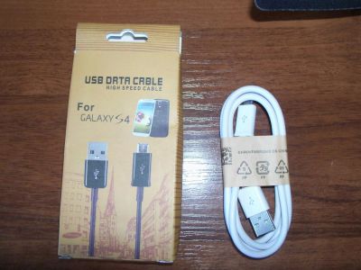 Лот: 6807683. Фото: 1. Data cable Samsung Gelaxy 4s. Дата-кабели, переходники
