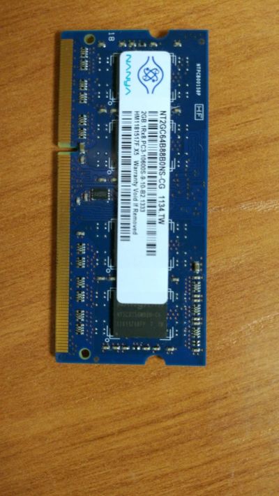 Лот: 13994933. Фото: 1. память для ноутбука DDR3 2 Gb. Оперативная память