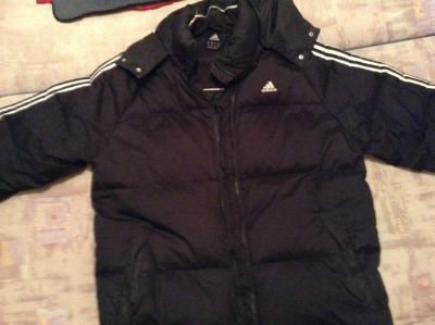 Лот: 4375932. Фото: 1. Пуховик Adidas оригинальный. Верхняя одежда