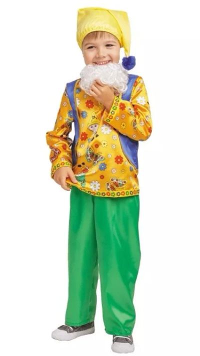 Лот: 15077292. Фото: 1. Карнавальный детский костюм Гном... Детские карнавальные, праздничные костюмы