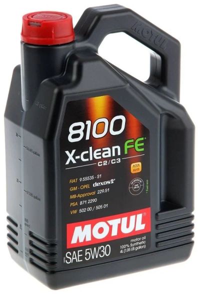 Лот: 12336341. Фото: 1. Motul 8100 X-clean 5w30 FE 5л. Масла, жидкости