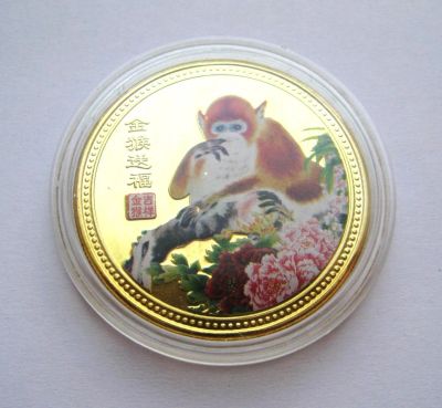 Лот: 7816829. Фото: 1. Медаль года "Год обезьяны" 2016. Сувенирные