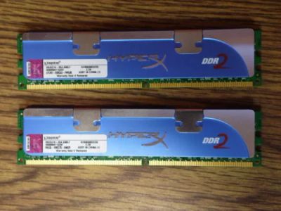 Лот: 3656564. Фото: 1. Kingston HyperX 4 GB DIMM 1066... Оперативная память