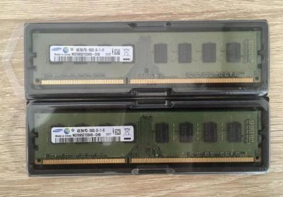 Лот: 15932292. Фото: 1. 2x4gb samsung ddr3 1333mhz. Оперативная память