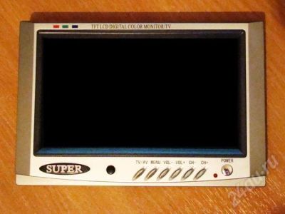 Лот: 307108. Фото: 1. Жк TV Super 6.2" Для автомобиля... Телевизоры
