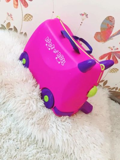 Лот: 9754367. Фото: 1. Детский чемодан "Розовый кот". Чемоданы и сумки дорожные
