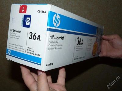 Лот: 2374798. Фото: 1. Картридж новый ориг. HP36a. Картриджи, расходные материалы
