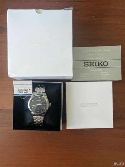 Лот: 17516999. Фото: 1. Часы Seiko Solar. Оригинальные наручные часы