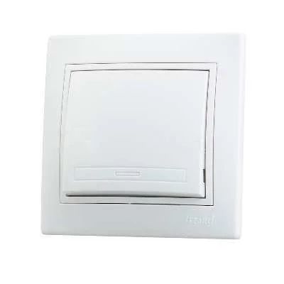 Лот: 12931383. Фото: 1. Выключатель Lezard Mira 1СП, 701-0202-100... Электроустановочные изделия
