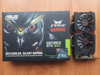 Лот: 9787632. Фото: 1. Видеокарта ASUS GeForse GTX950... Видеокарты