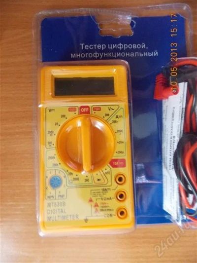 Лот: 2790395. Фото: 1. Мультиметр цифровой МТ830В. Контрольно-измерительное оборудование