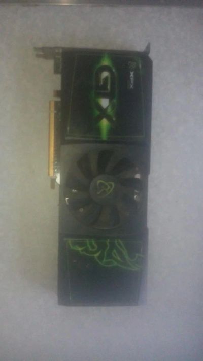 Лот: 6731179. Фото: 1. Видеокарта XFX 295 GTX 1792mb... Видеокарты