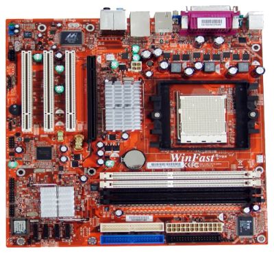 Лот: 7354485. Фото: 1. Материнская плата Foxconn WinFast... Материнские платы
