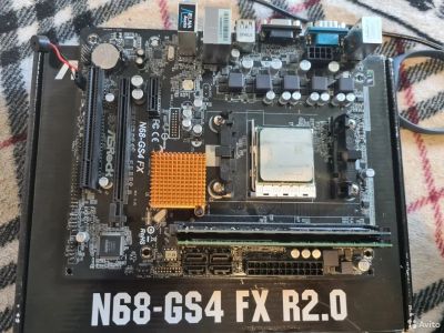 Лот: 17882266. Фото: 1. Комплект Phenom II X4 925 + asrock... Комплекты запчастей