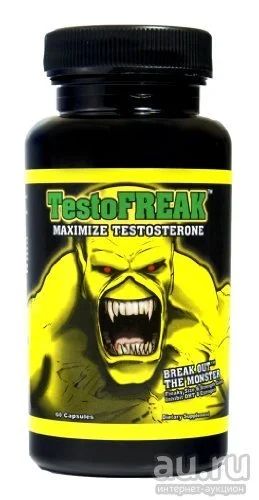 Лот: 9743946. Фото: 1. TestoFreak 60 капс Goliath Labs... Спортивное питание, витамины