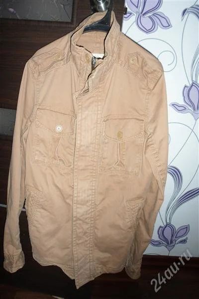 Лот: 2330365. Фото: 1. Ветровка мужская (джинсовая) Zara. Верхняя одежда