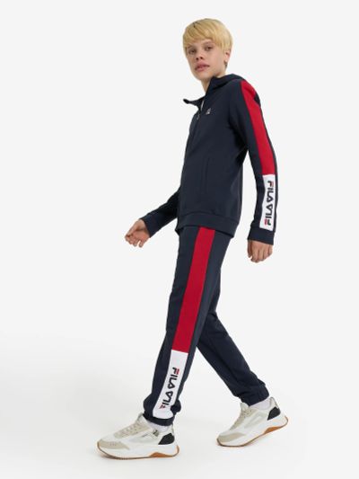 Лот: 25538025. Фото: 1. Костюм для мальчиков FILA, Синий. Спортивные костюмы